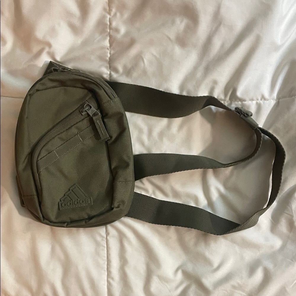 Adidas Khaki Green Belt Bag